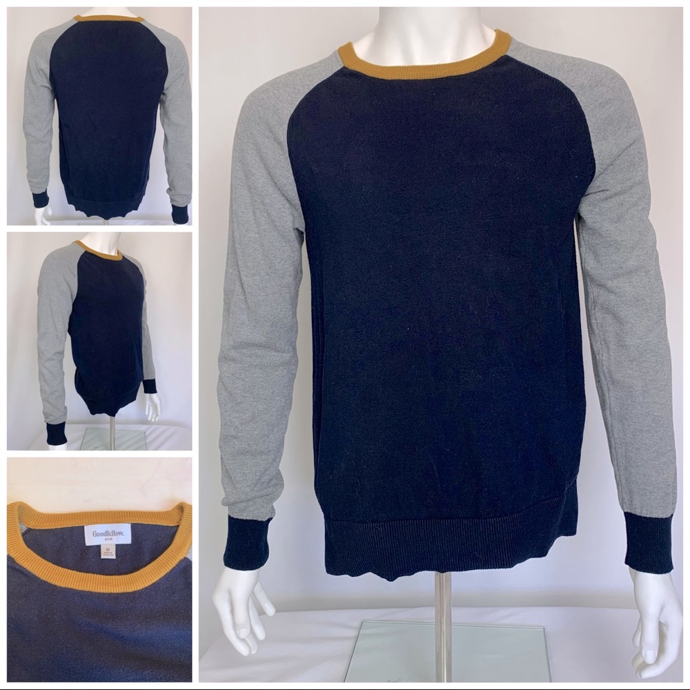 Men's Crewneck Lightweight Pullover Sweater Sz M